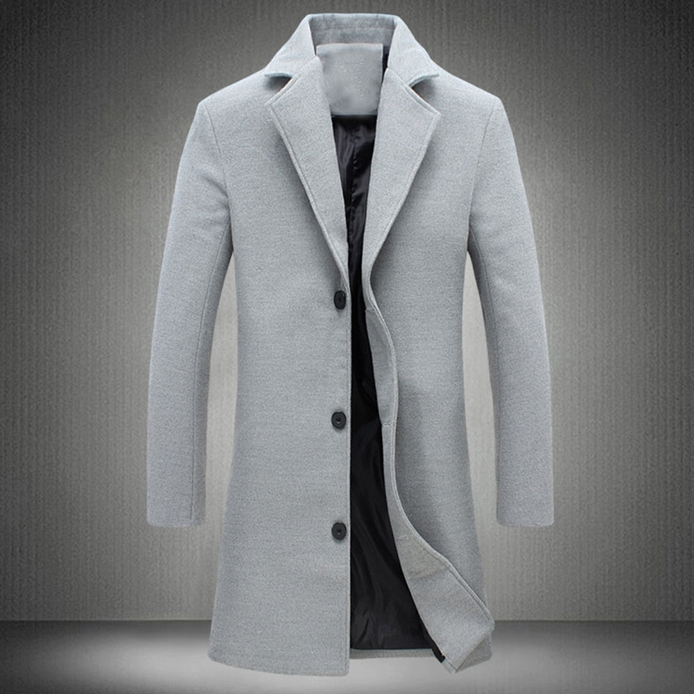 (🎅VORWEIHNACHTSVERKAUF-49 % RABATT) Mantel aus massiver Wolle